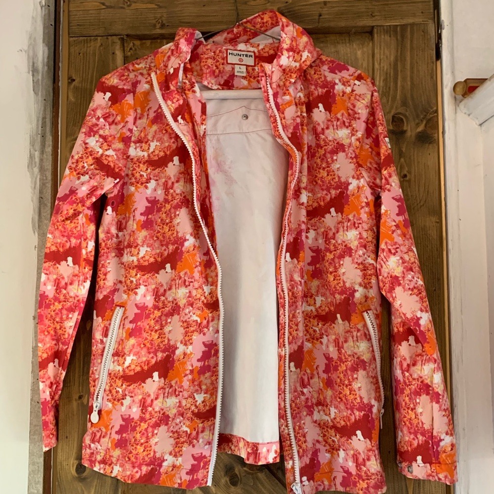 Hunter-target rain jacket